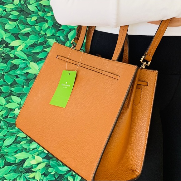 Kate spade Hayes Small Satchel Leather Crossbody - Picture 3 of 8